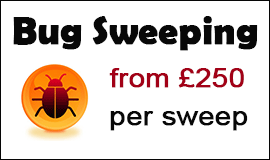 Bug Sweeping Cost in Didcot